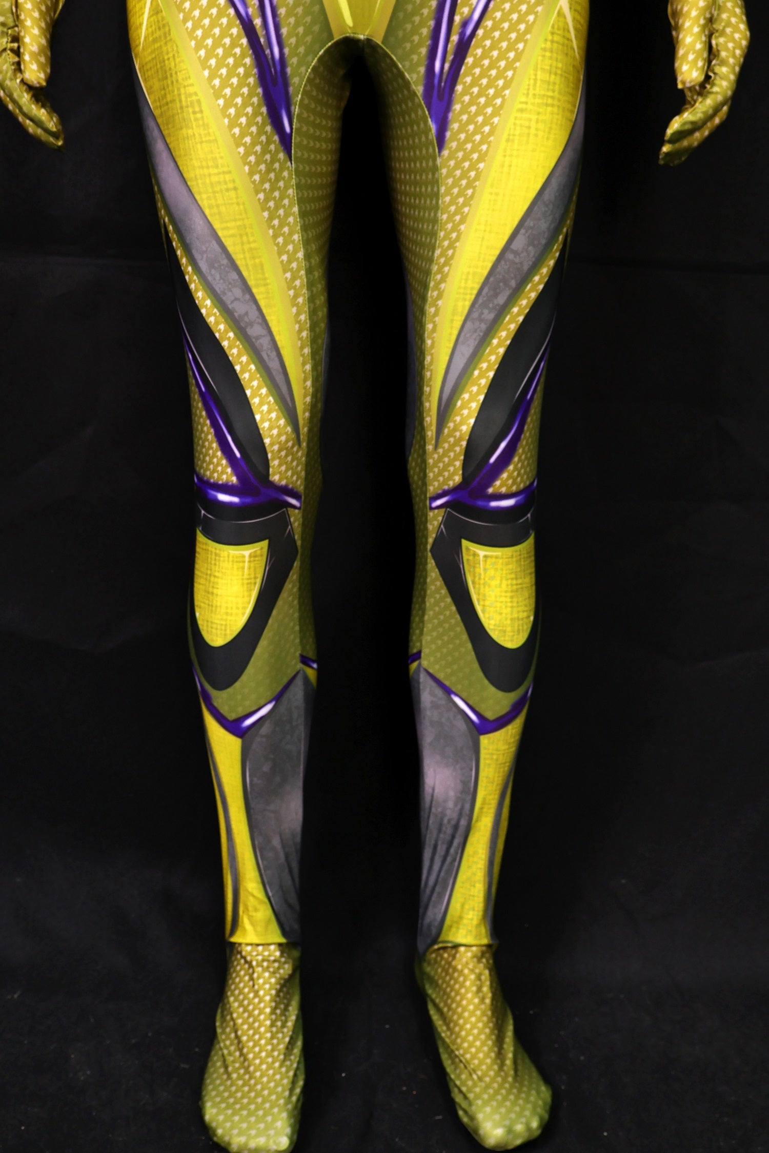 Commissioned Cosplay Bodysuit for Power Rangers 2017 YELLOW ARMORED Men - Unique Gear