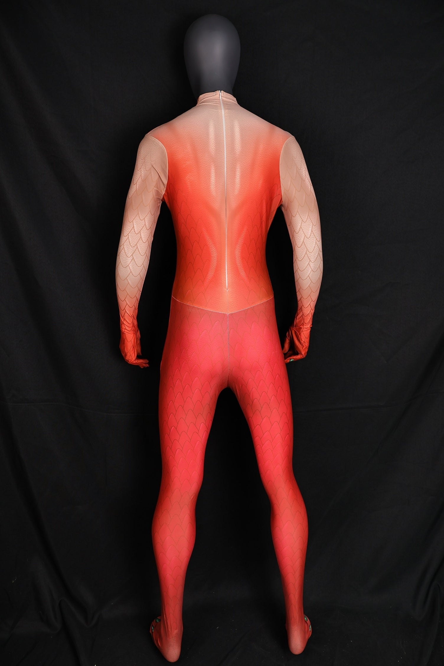 Female Cosplay Commission: Red Dragon Motif Bodysuit