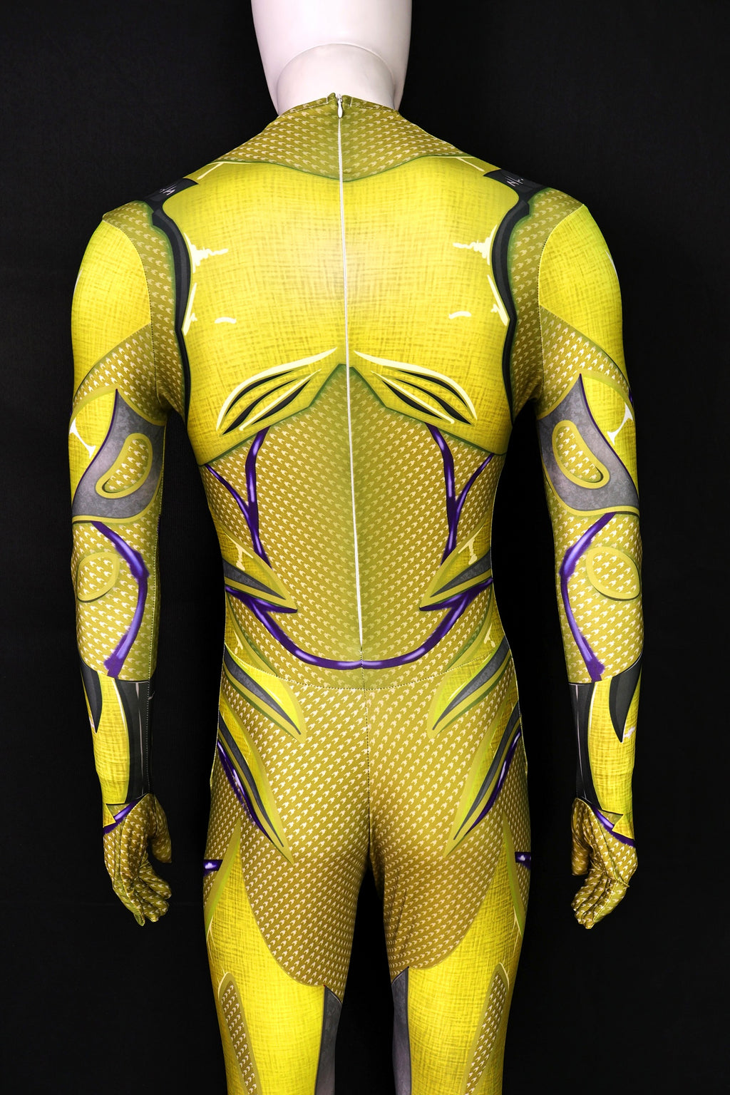 Commissioned Cosplay Bodysuit for Power Rangers 2017 YELLOW ARMORED Men - Unique Gear