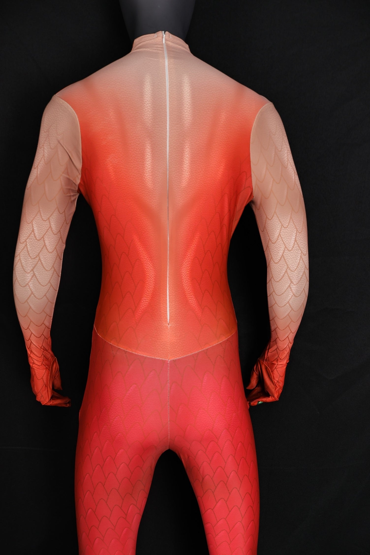 Female Cosplay Commission: Red Dragon Motif Bodysuit