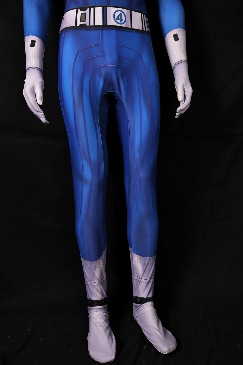 Blue white fantastic four 2 men jumpsuit commission personalized