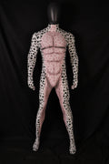 Replicating male dalmatian style bodysuits accurately from your provided images