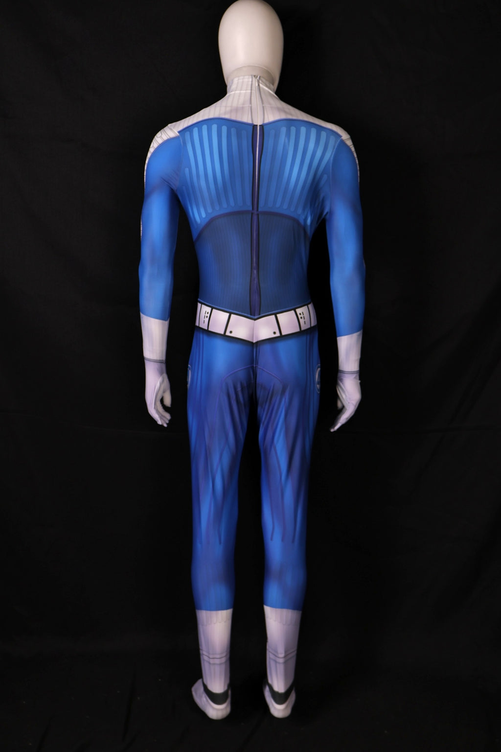 Blue white fantastic four 2 men jumpsuit commission personalized