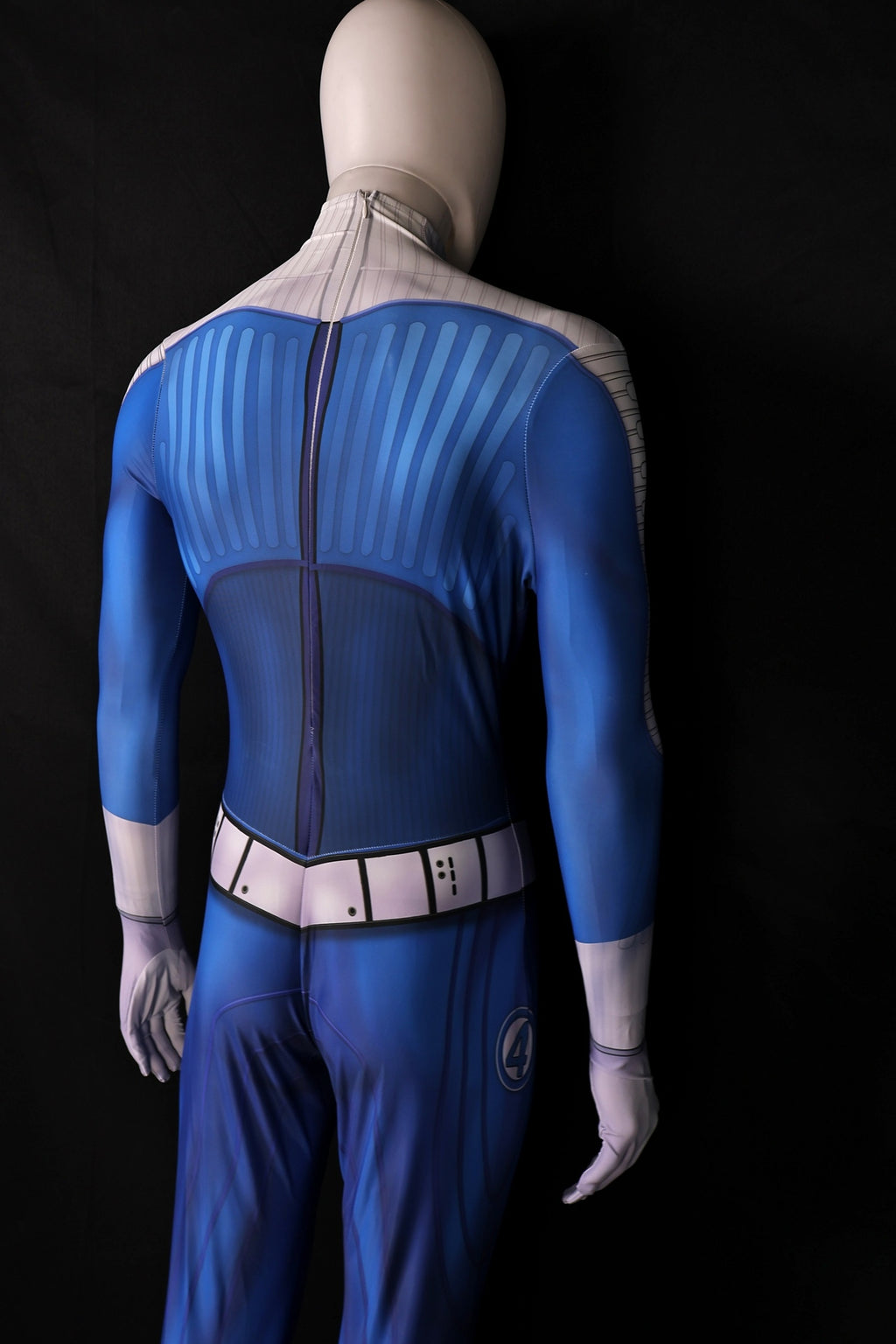Blue white fantastic four 2 men jumpsuit commission personalized