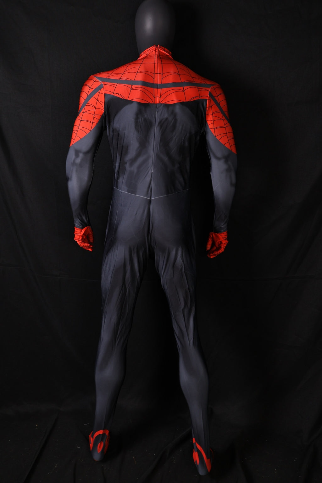 Superior Spider-man Black Red Spandex Wear Large Emblem Men Costume
