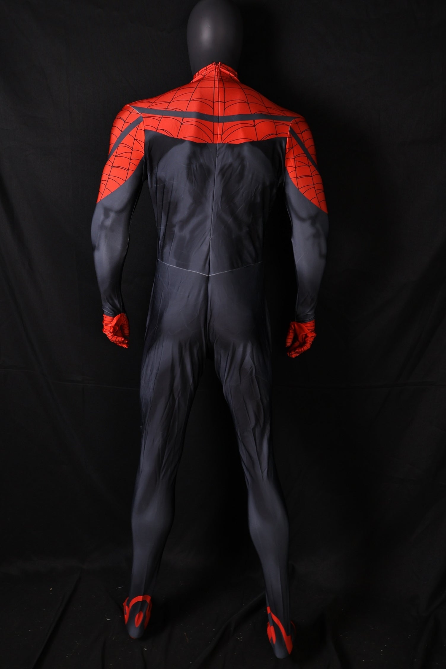 Superior Spider-man Black Red Spandex Wear Large Emblem Men Costume