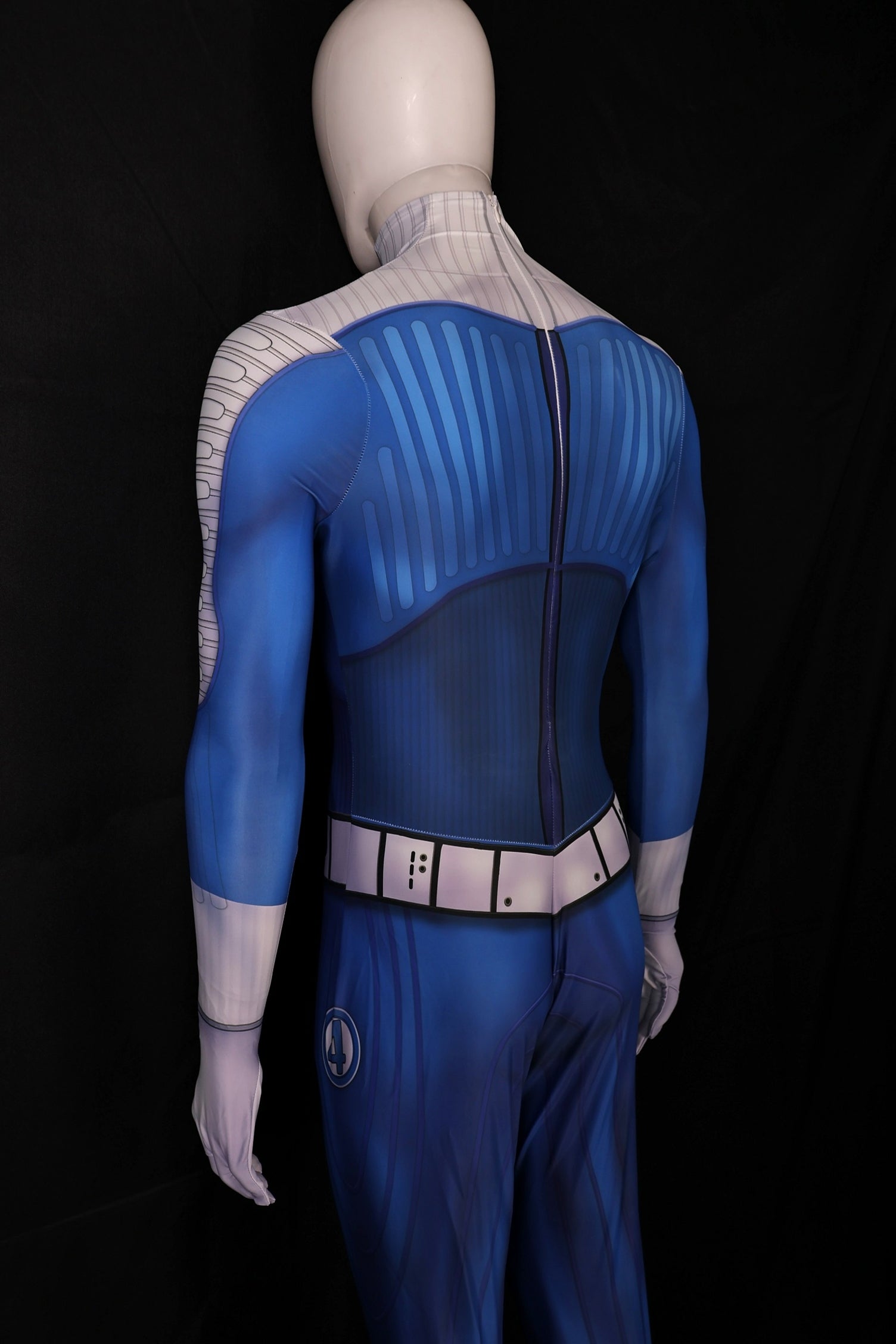 Blue white fantastic four 2 men jumpsuit commission personalized