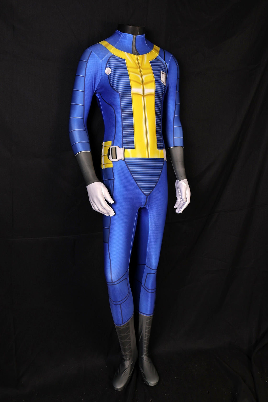 Men fallout 76 vault suit blue yellow jumpsuit custom personalized