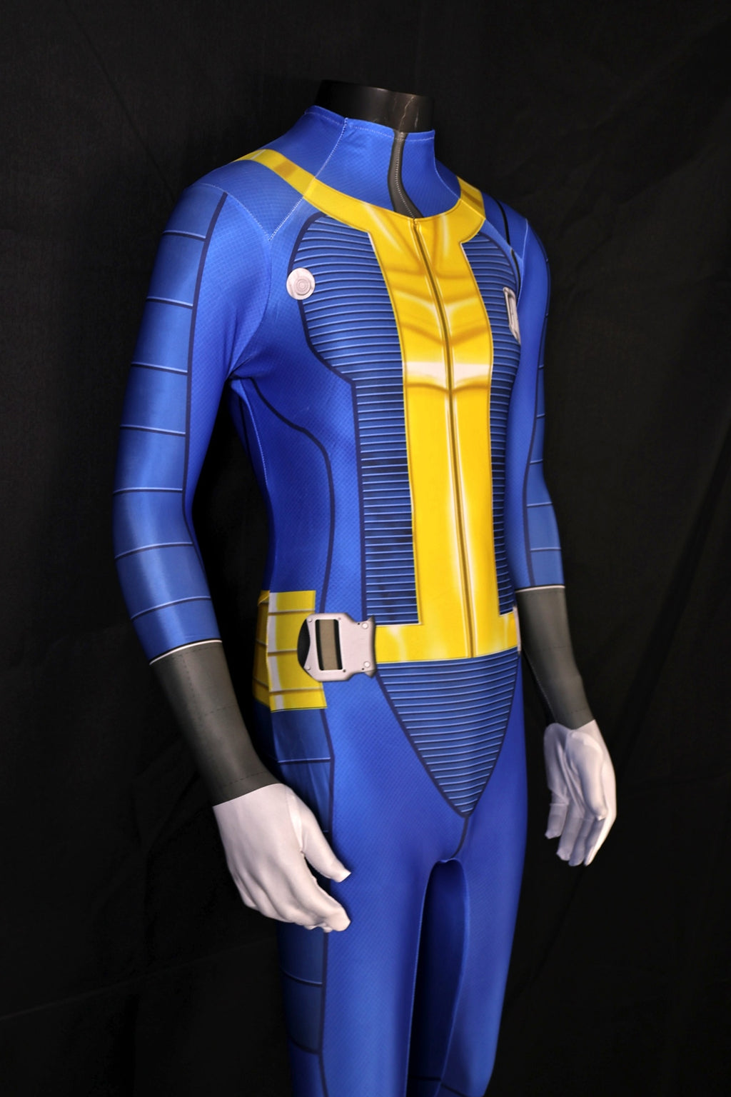 Men fallout 76 vault suit blue yellow jumpsuit custom personalized