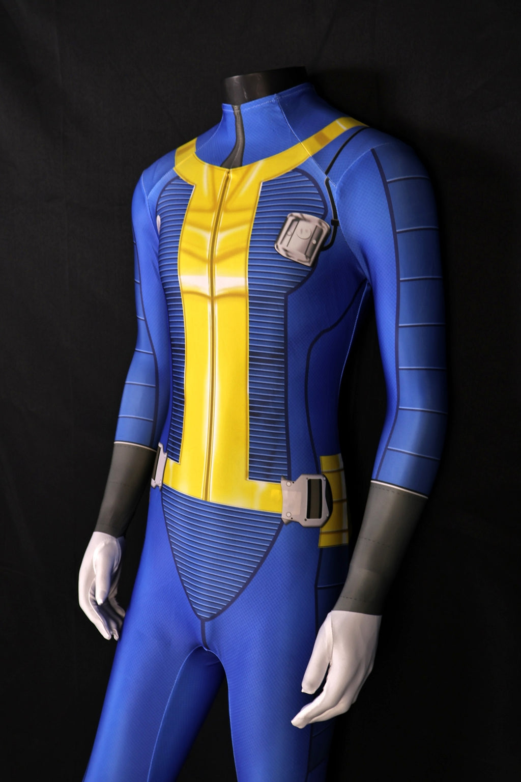 Men fallout 76 vault suit blue yellow jumpsuit custom personalized