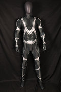Replicating male the mantis style jumpsuits accurately from your provided images