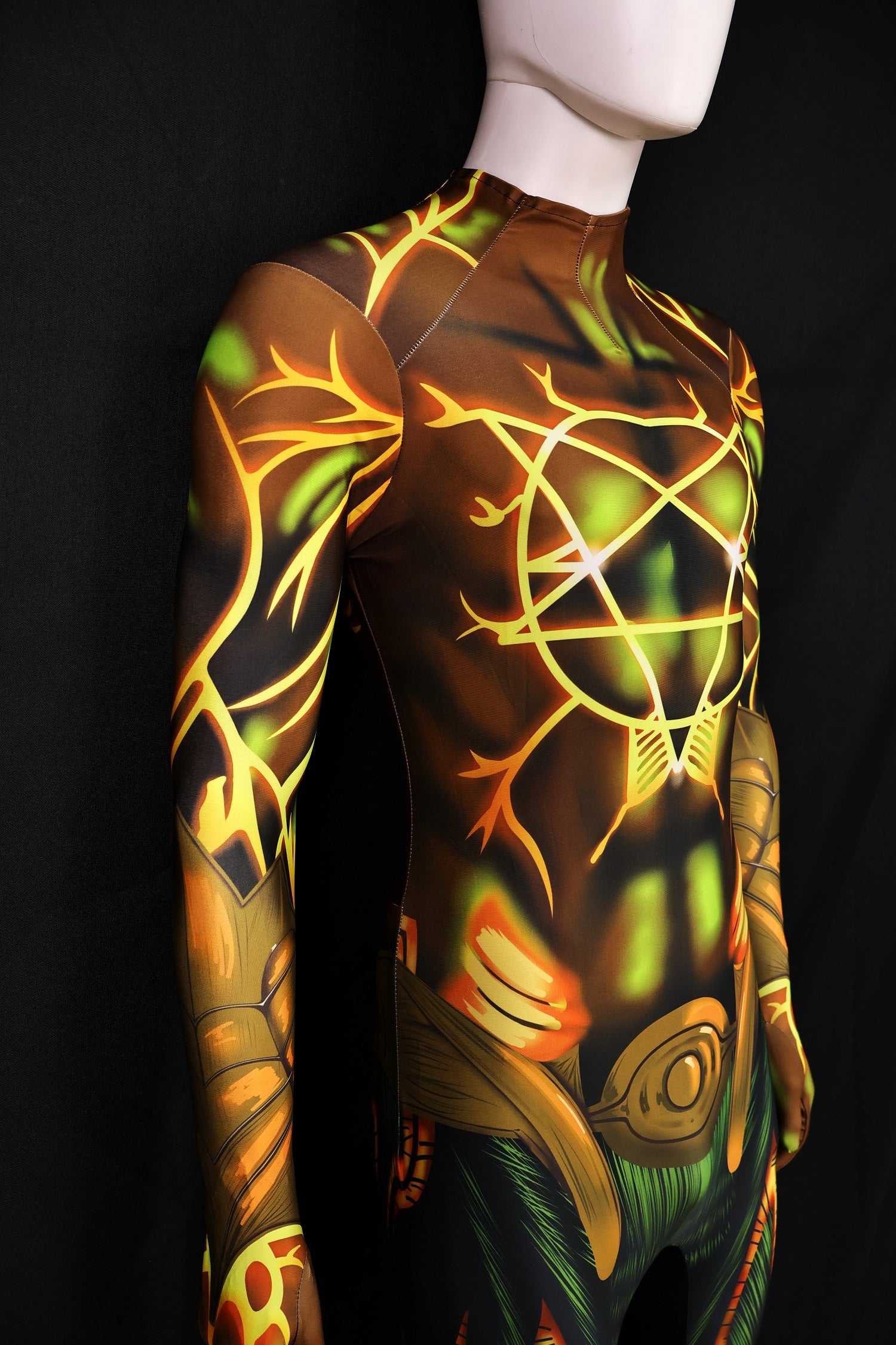 Personalized Order Cosplay Bodysuit for Daimon Hellstrom Men - Outfit