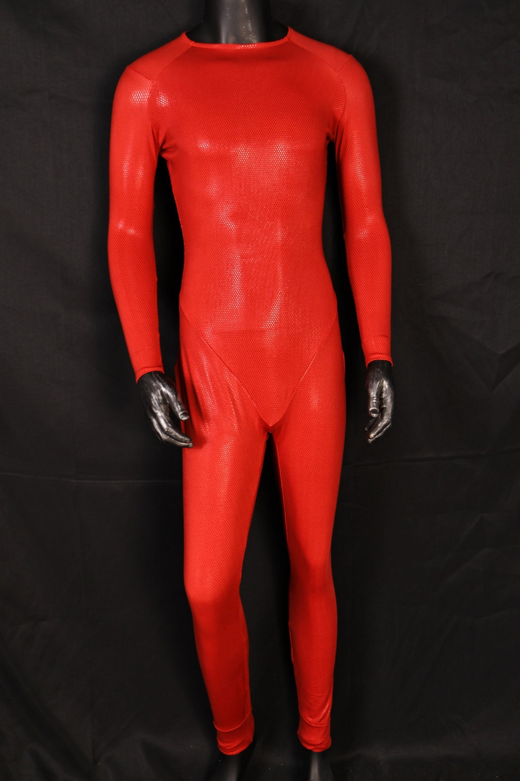 Deadpool suit pure red matte rubber bodysuit commission personalized