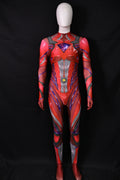Commissioned Cosplay Bodysuit for Power Rangers 2017 Red Men