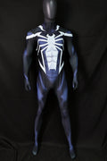 Black Suit Wars Spandex Bodysuit White Spider Emblem Men Cosplay Apparel