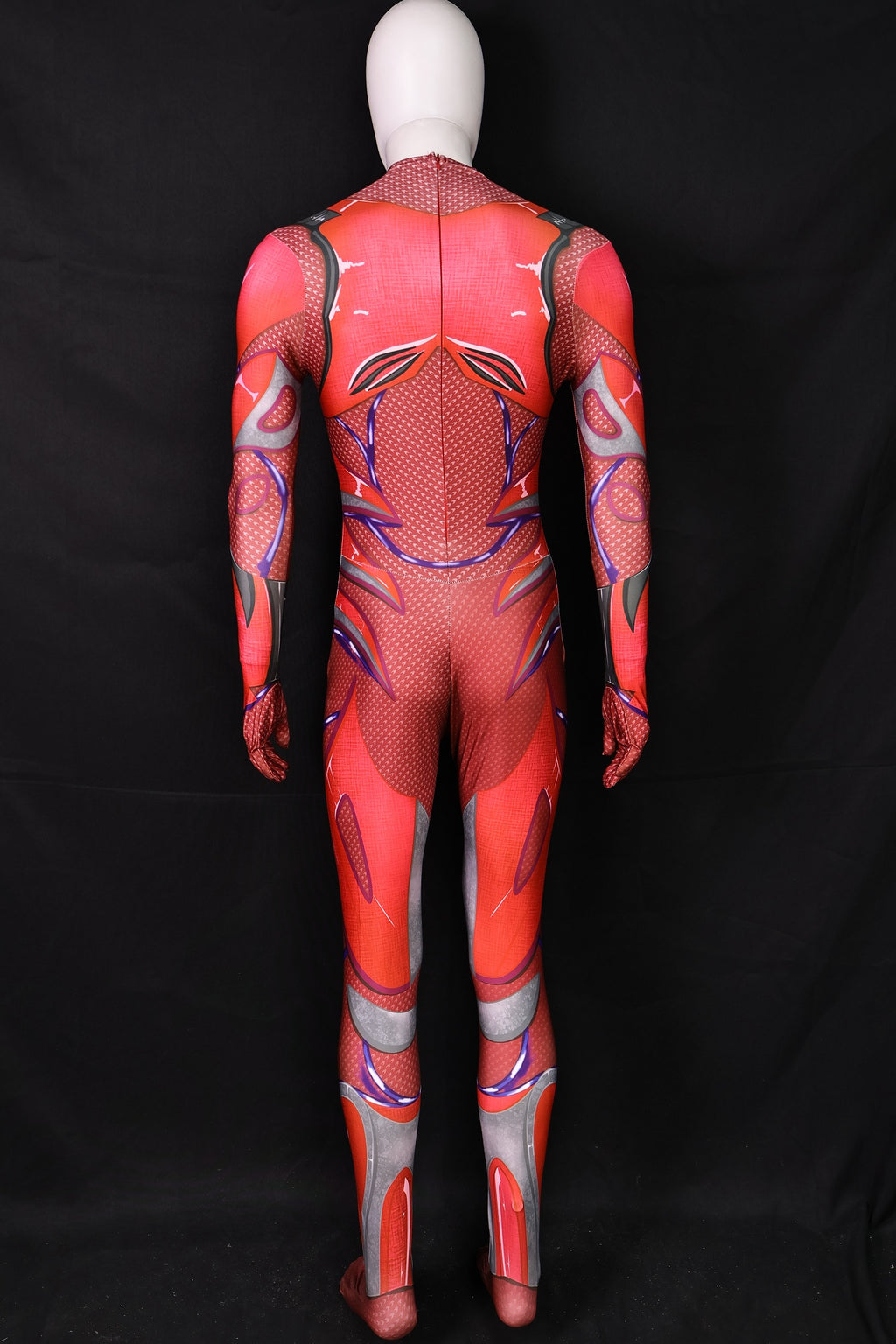 Commissioned Cosplay Bodysuit for Power Rangers 2017 Red Men
