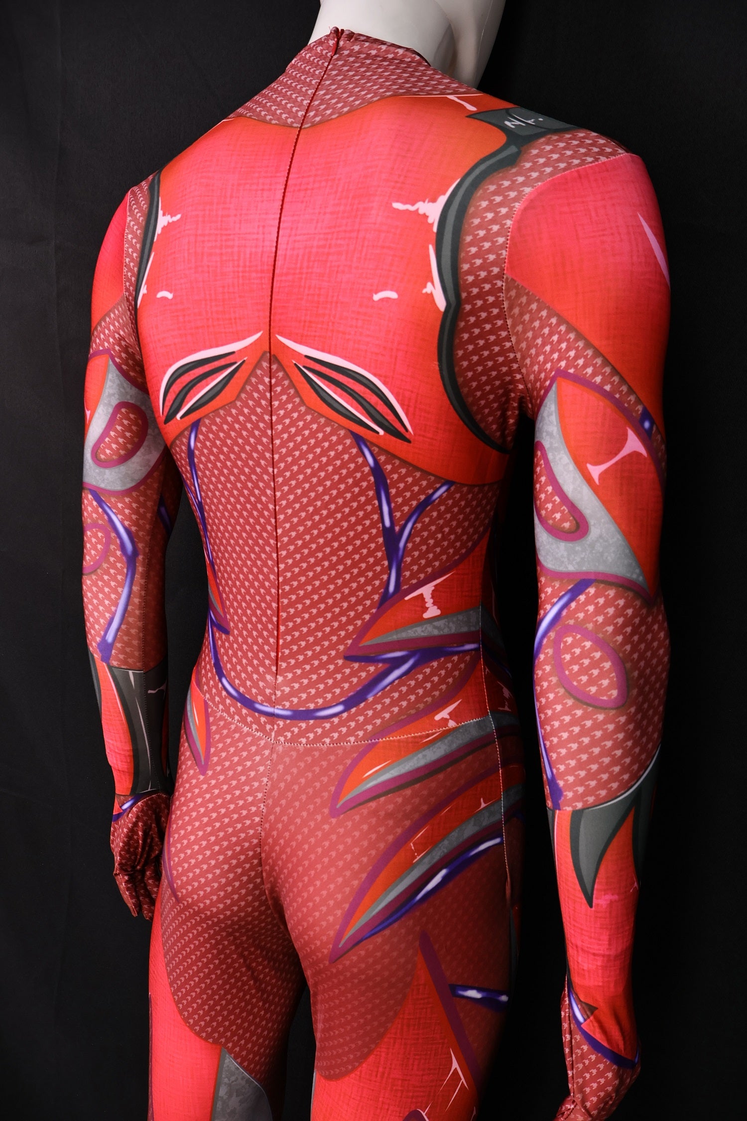 Commissioned Cosplay Bodysuit for Power Rangers 2017 Red Men