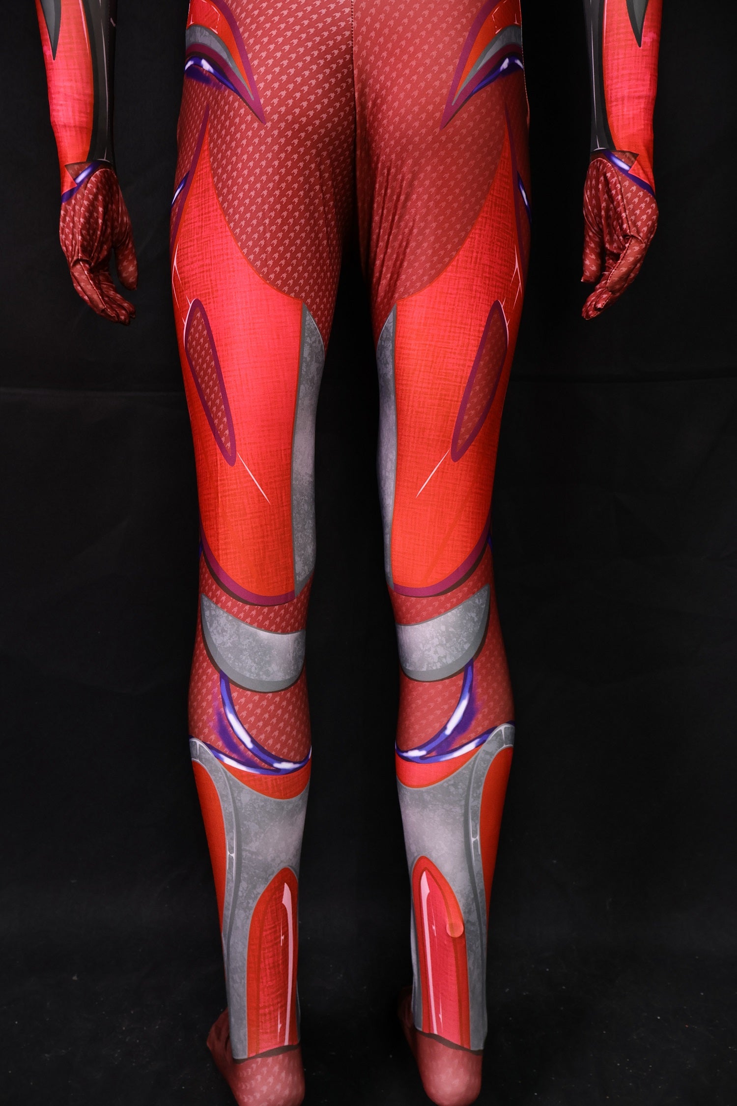 Commissioned Cosplay Bodysuit for Power Rangers 2017 Red Men