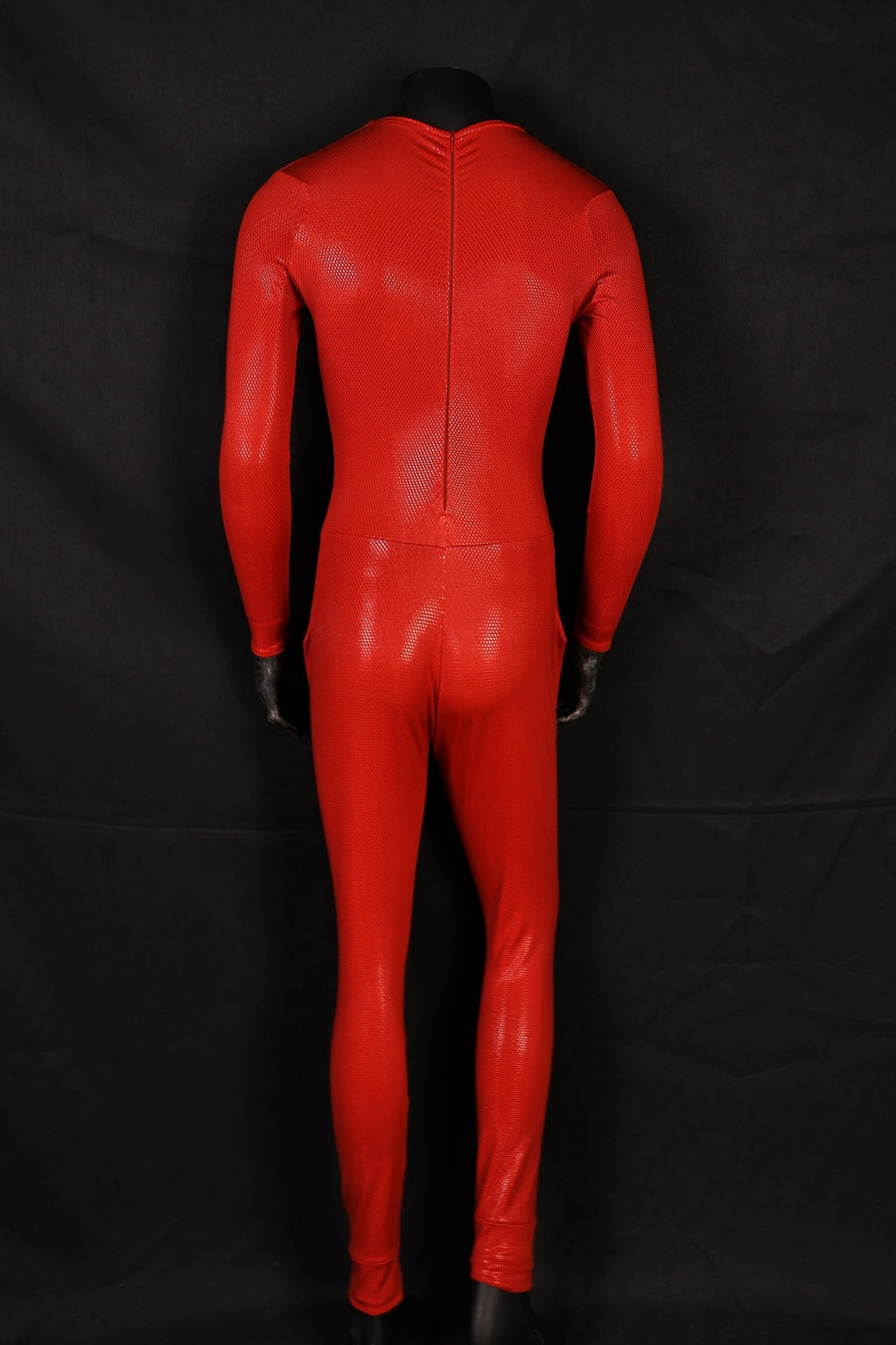 Deadpool suit pure red matte rubber bodysuit commission personalized