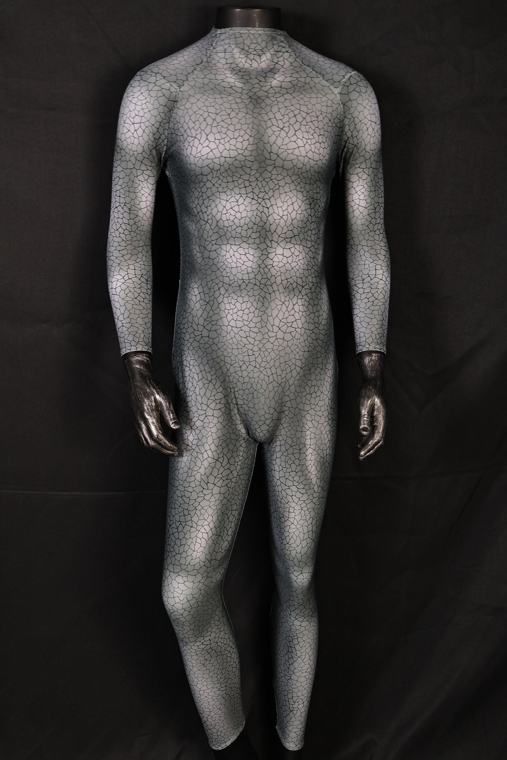 Men darkseid 2 grey rock suit bodysuit full body jumpsuit