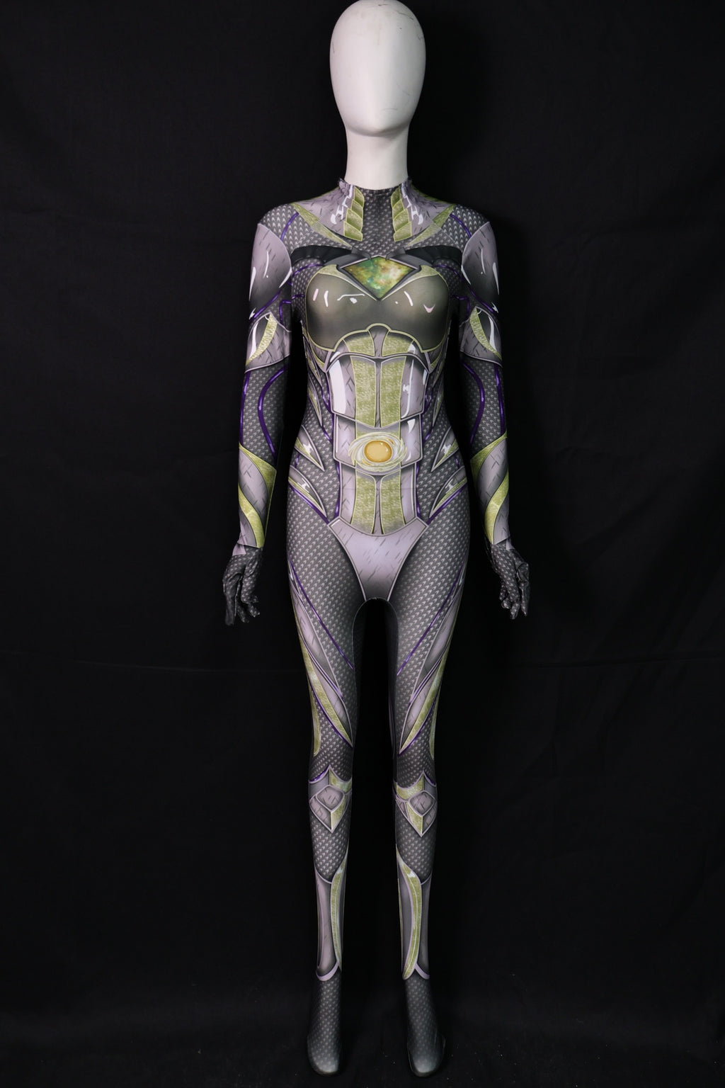 Customized Cosplay Outfit for Power Rangers 2017 WHITE ARMORED - Custom Bodysuit