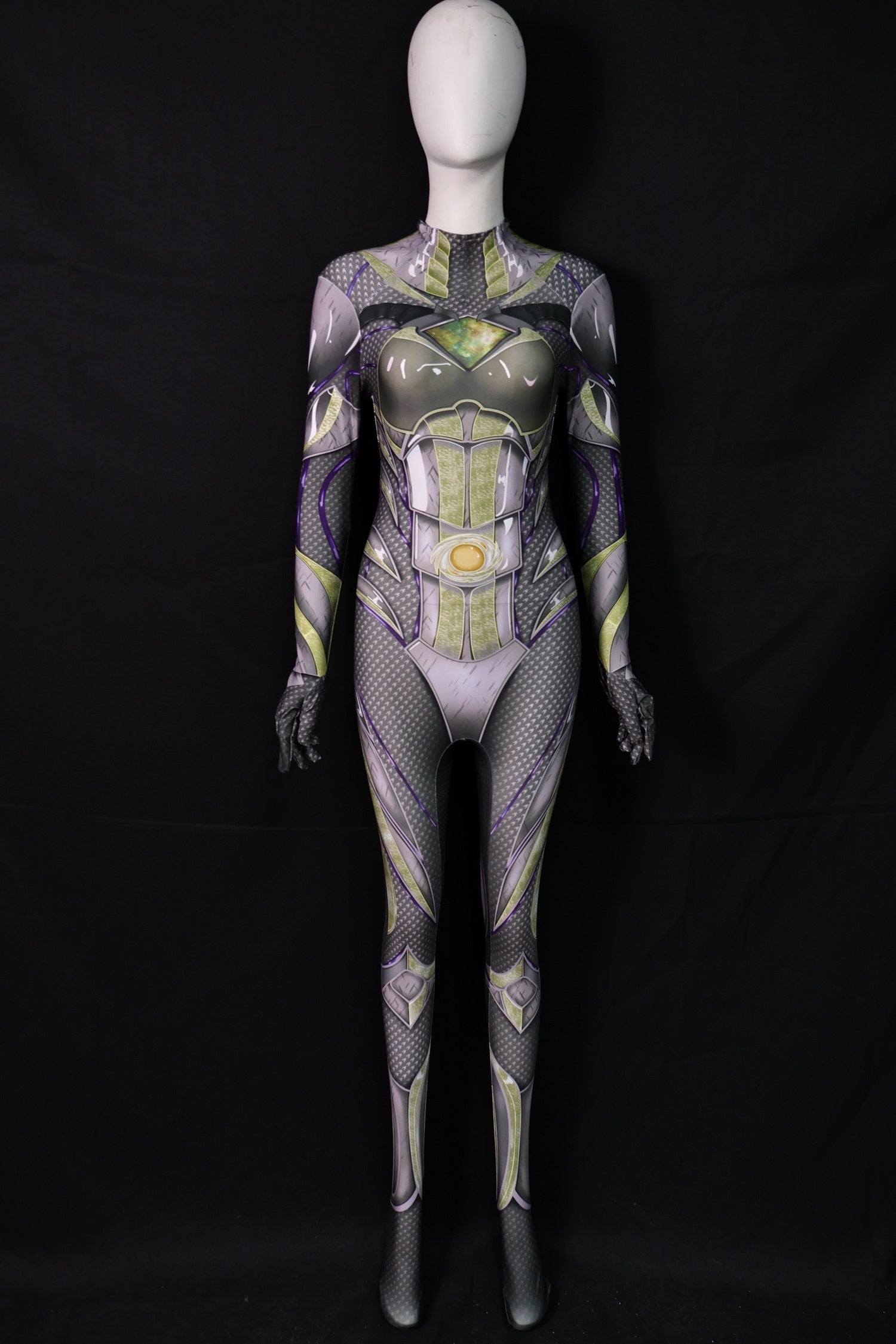 Customized Cosplay Outfit for Power Rangers 2017 WHITE ARMORED - Custom Bodysuit