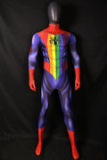 Spandex Rainbow Predator Spider-Man Men Pride Costume Cosplay Suit