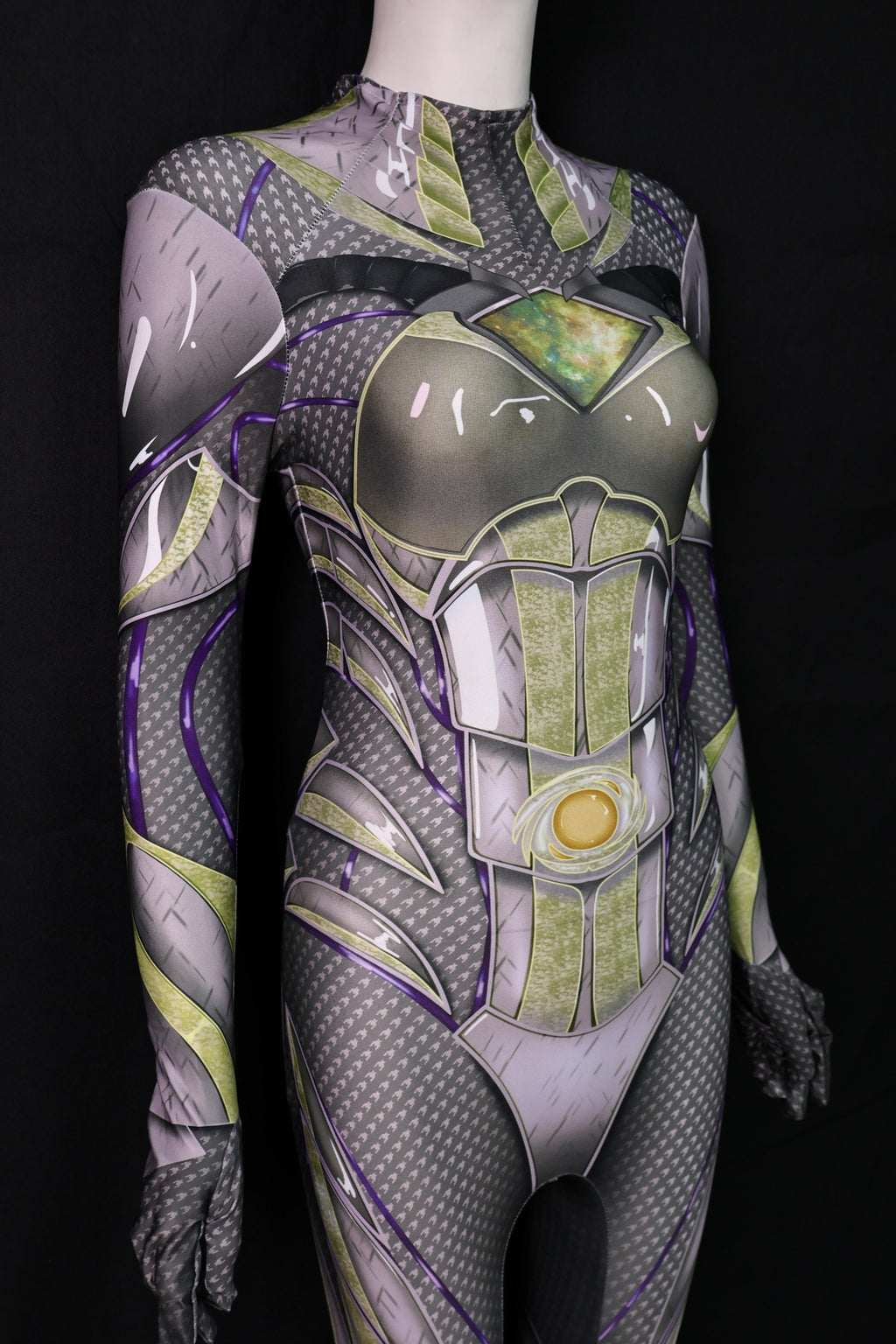Customized Cosplay Outfit for Power Rangers 2017 WHITE ARMORED - Custom Bodysuit