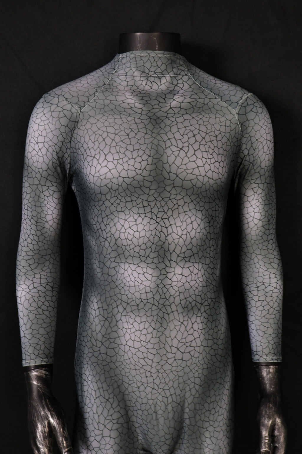 Men darkseid 2 grey rock suit bodysuit full body jumpsuit