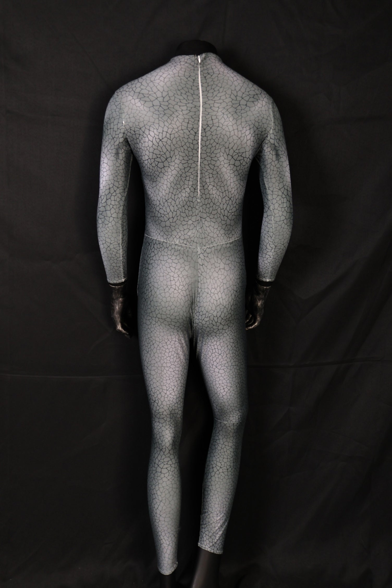 Men darkseid 2 grey rock suit bodysuit full body jumpsuit