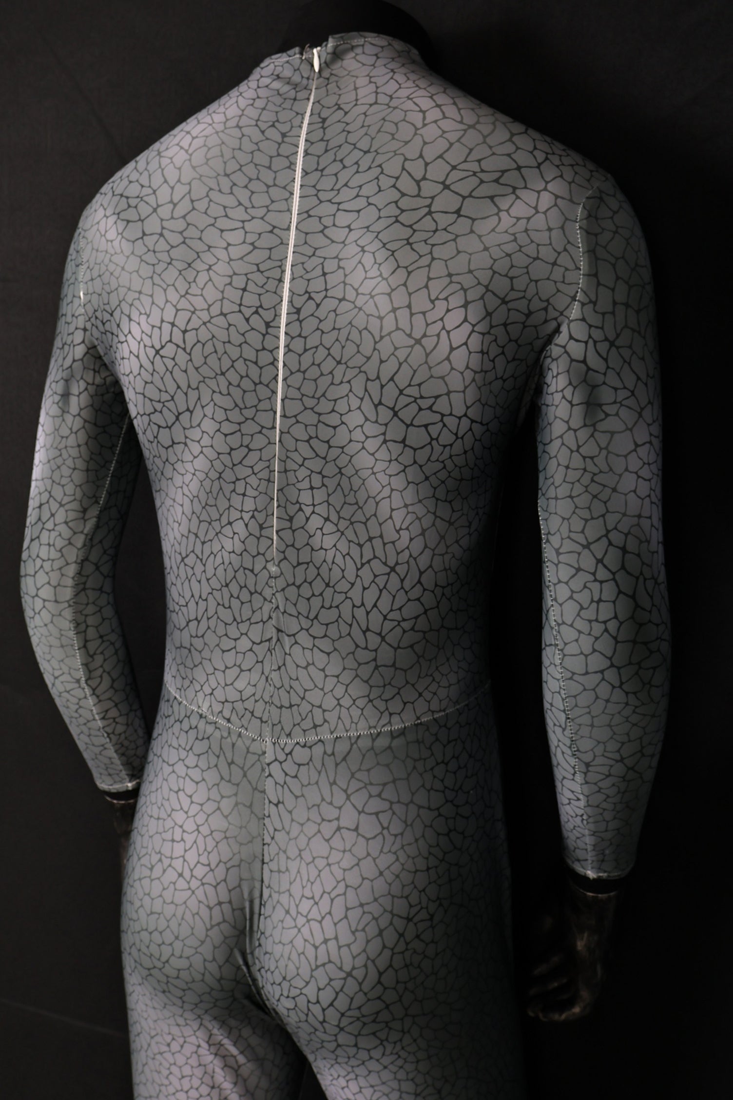 Men darkseid 2 grey rock suit bodysuit full body jumpsuit