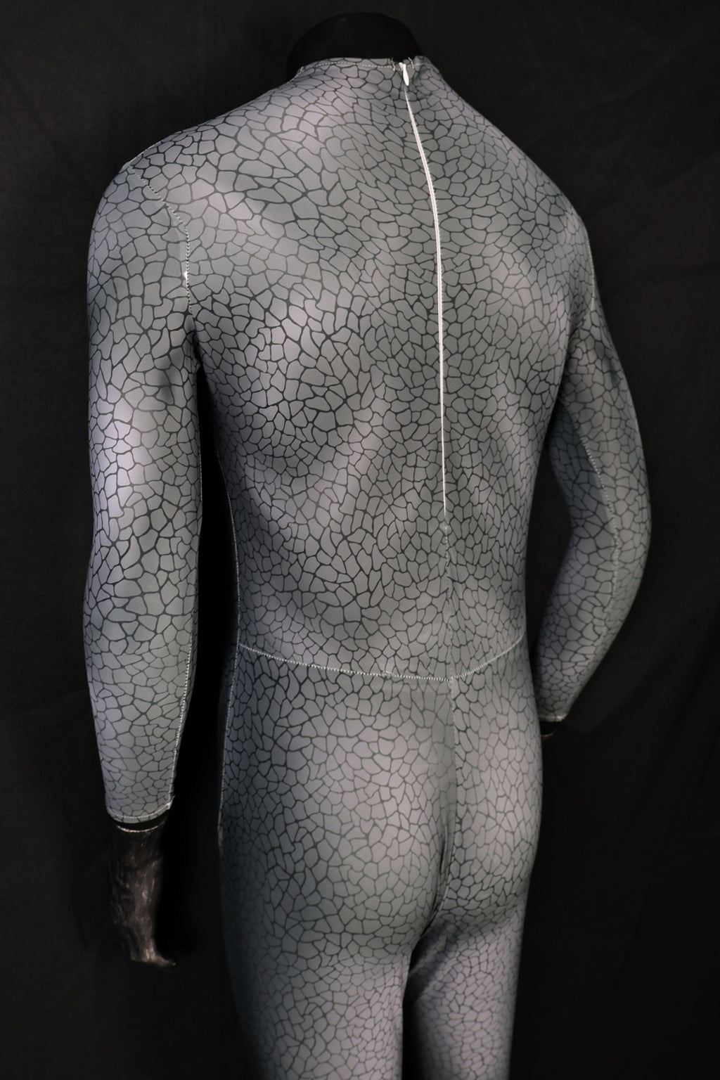 Men darkseid 2 grey rock suit bodysuit full body jumpsuit