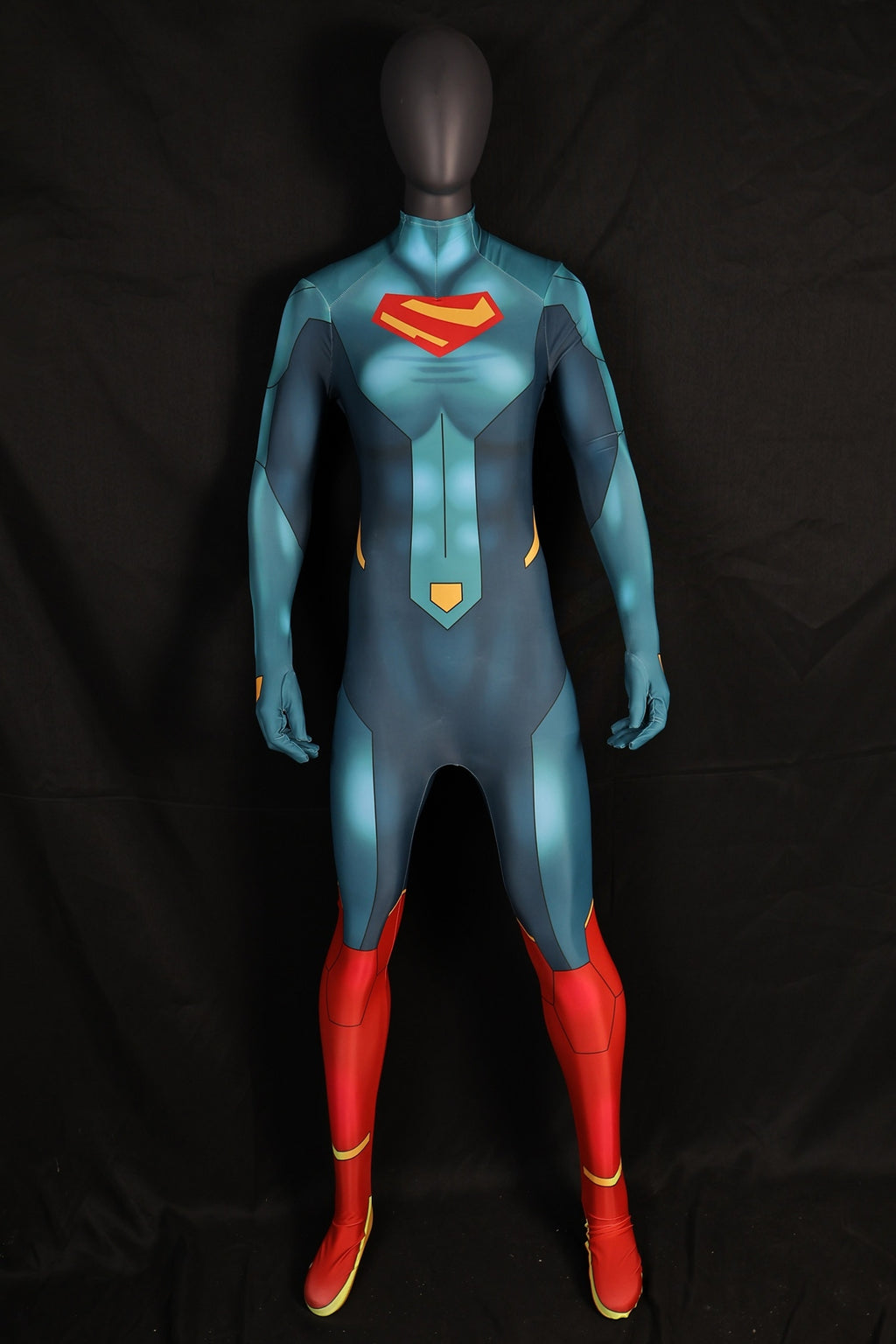 Custom size personalized female supergirl bodysuit