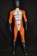 Fox Petsuit Orange White Fur Pattern Adult Kids Custom Bodysuit