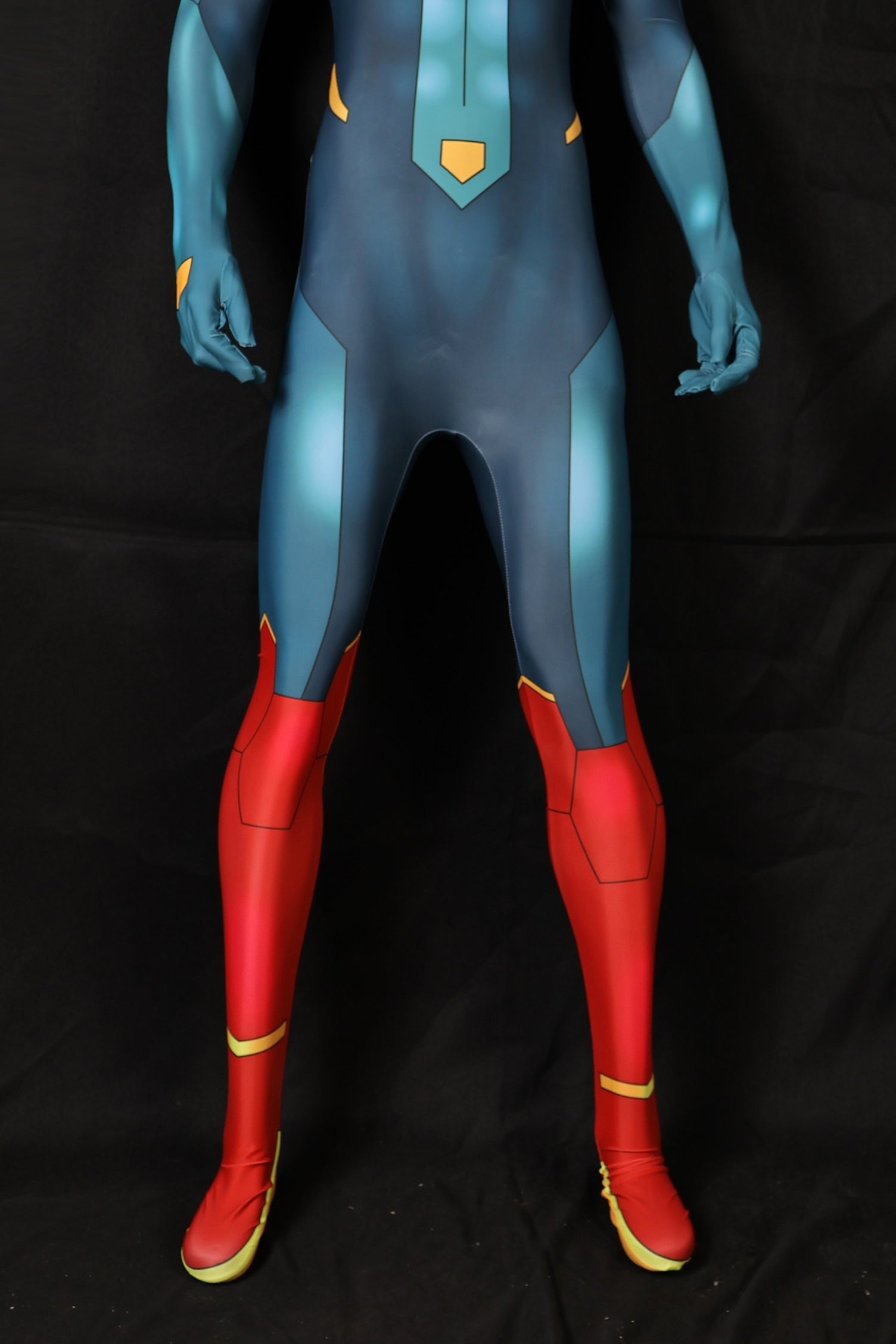 Custom size personalized female supergirl bodysuit
