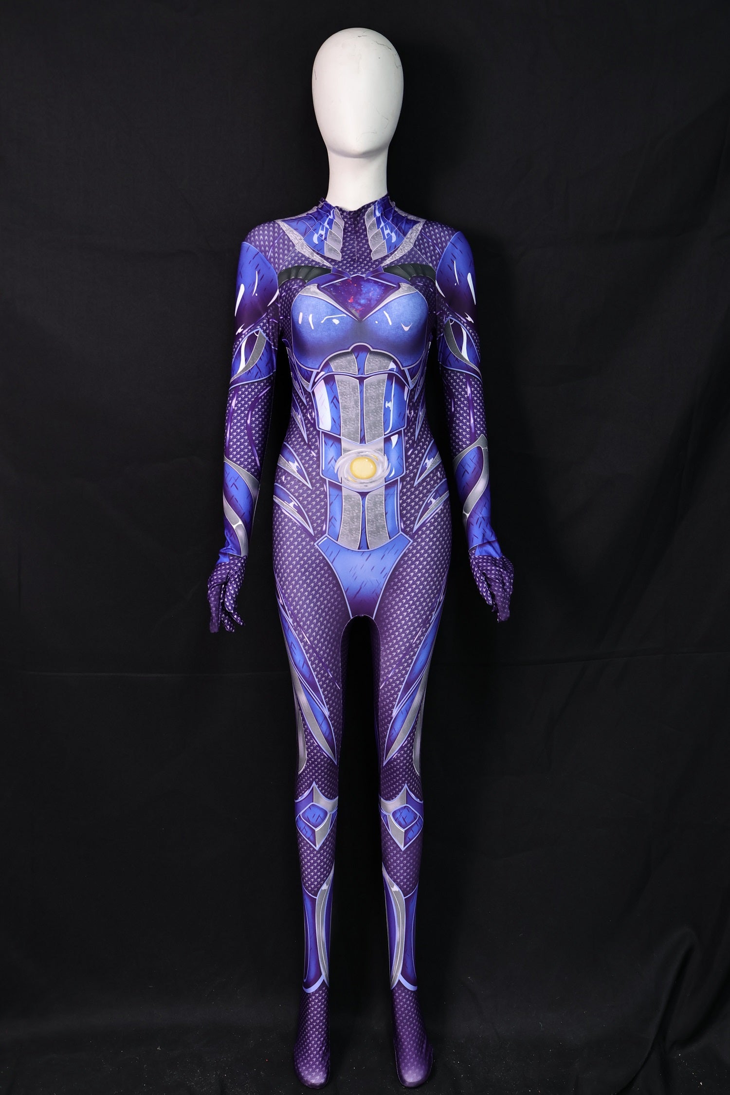 Women Custom Purple Ranger 2017 Movie Jumpsuit