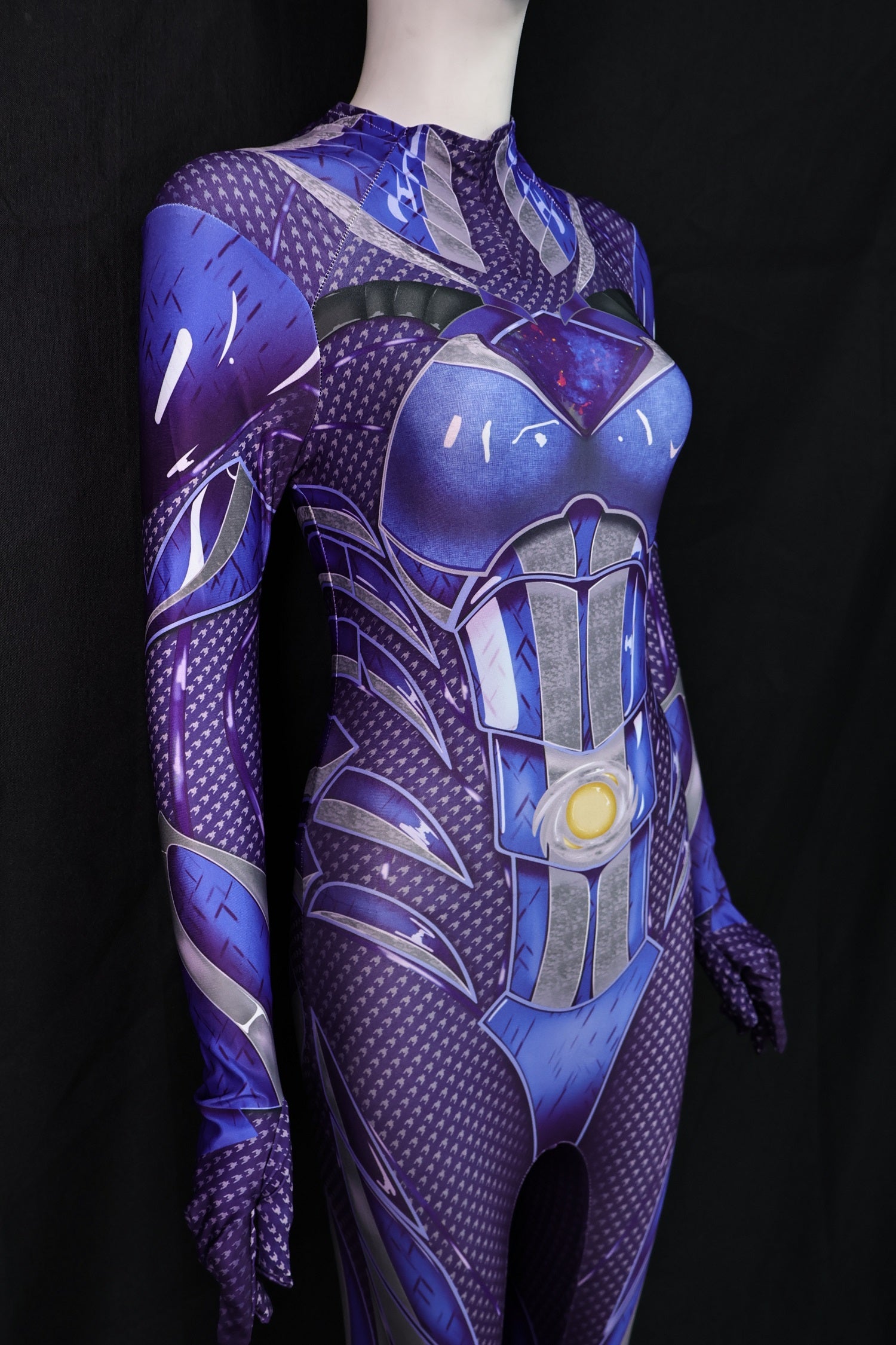 Women Custom Purple Ranger 2017 Movie Jumpsuit