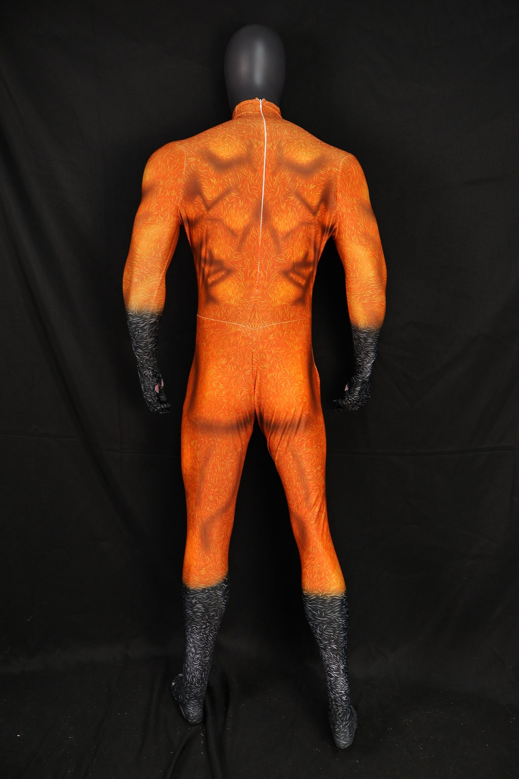 Fox Petsuit Orange White Fur Pattern Adult Kids Custom Bodysuit