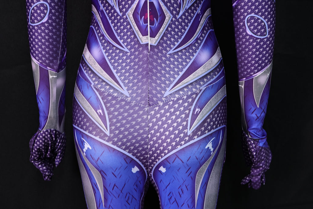Women Custom Purple Ranger 2017 Movie Jumpsuit