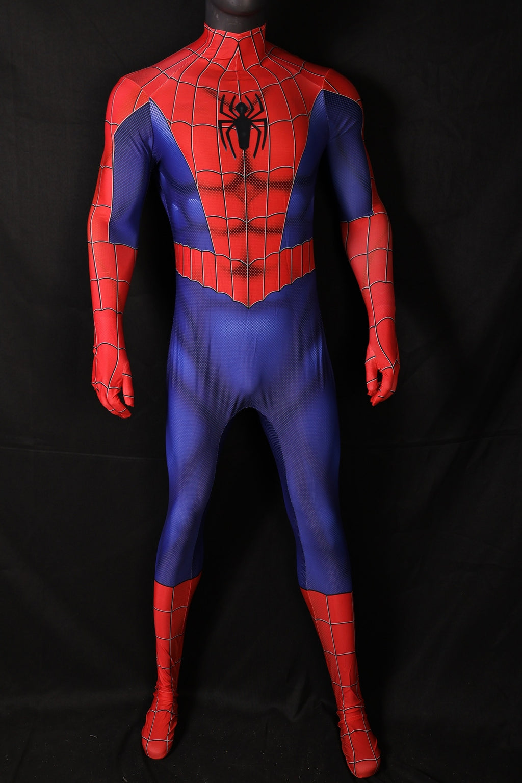 Spandex Universal Live Spider-Man Men Classic Red Blue Jumpsuit
