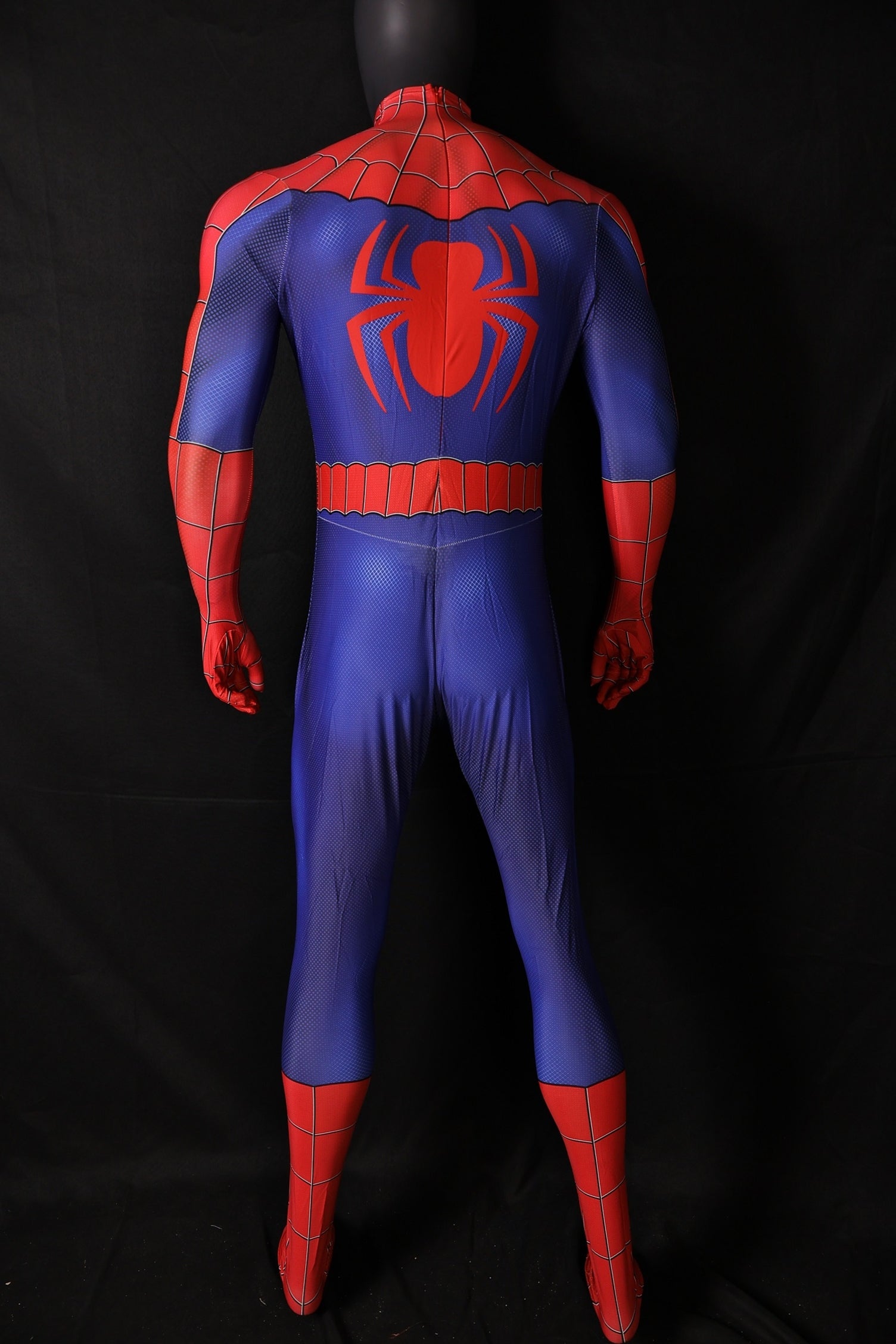Spandex Universal Live Spider-Man Men Classic Red Blue Jumpsuit