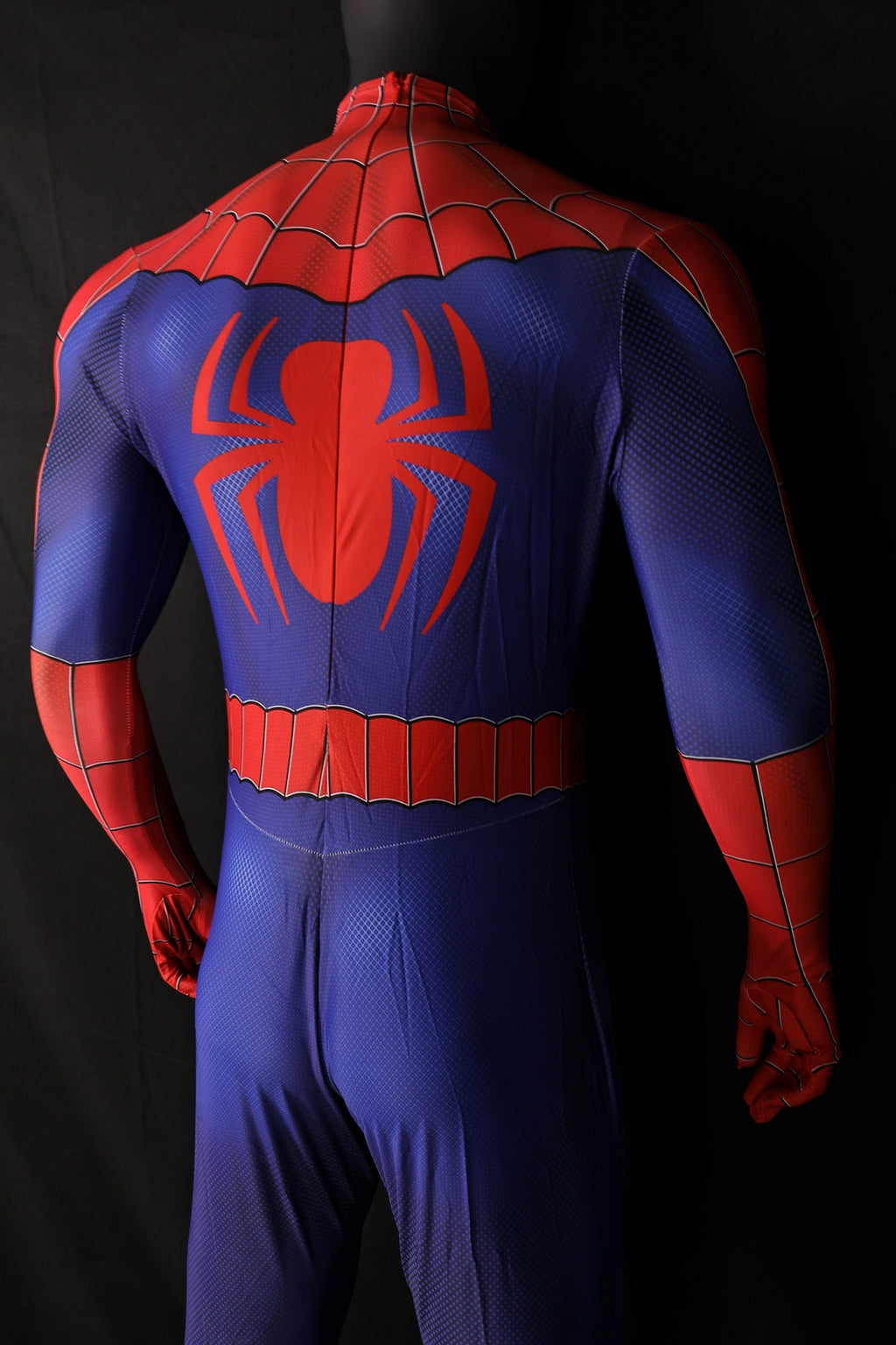 Spandex Universal Live Spider-Man Men Classic Red Blue Jumpsuit