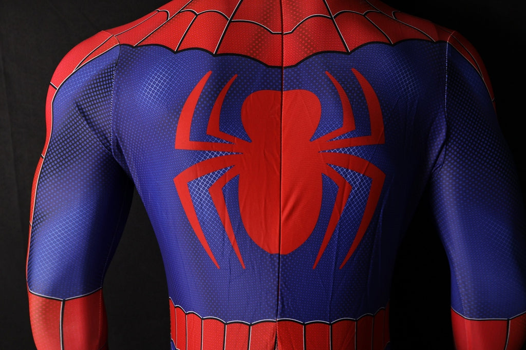 Spandex Universal Live Spider-Man Men Classic Red Blue Jumpsuit