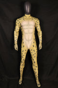 Realistic Cheetah Spots Bodysuit Male Animal Costume Spandex Jumpsuit