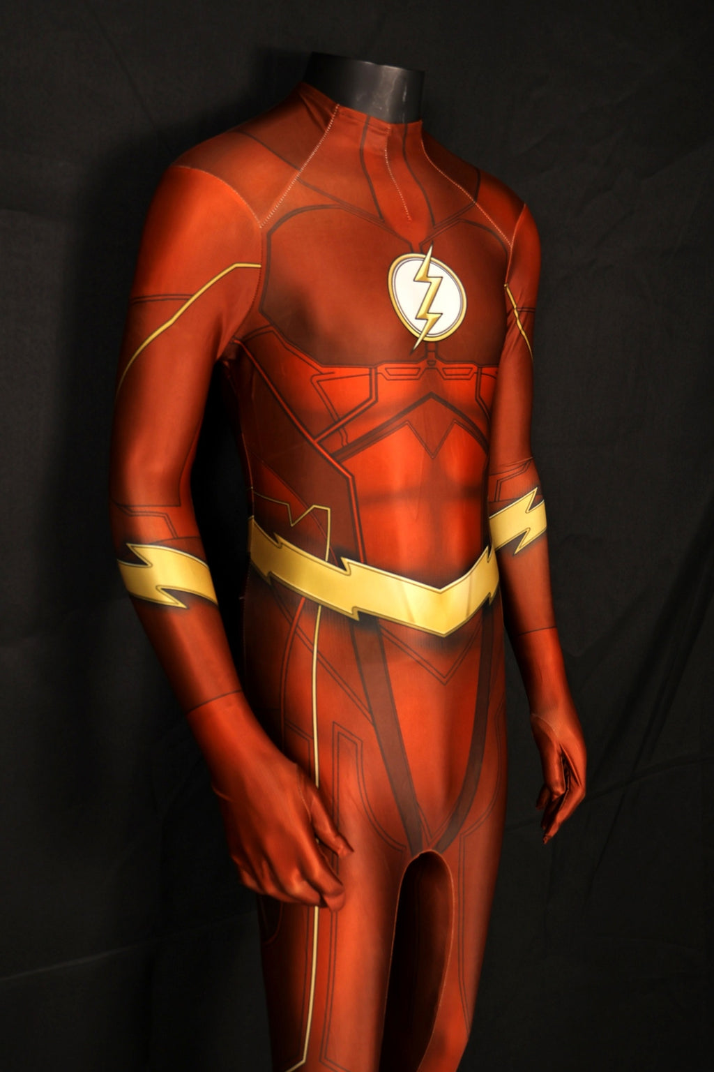 The Flash Cosplay Costume - Custom-Sized Men Jumpsuit