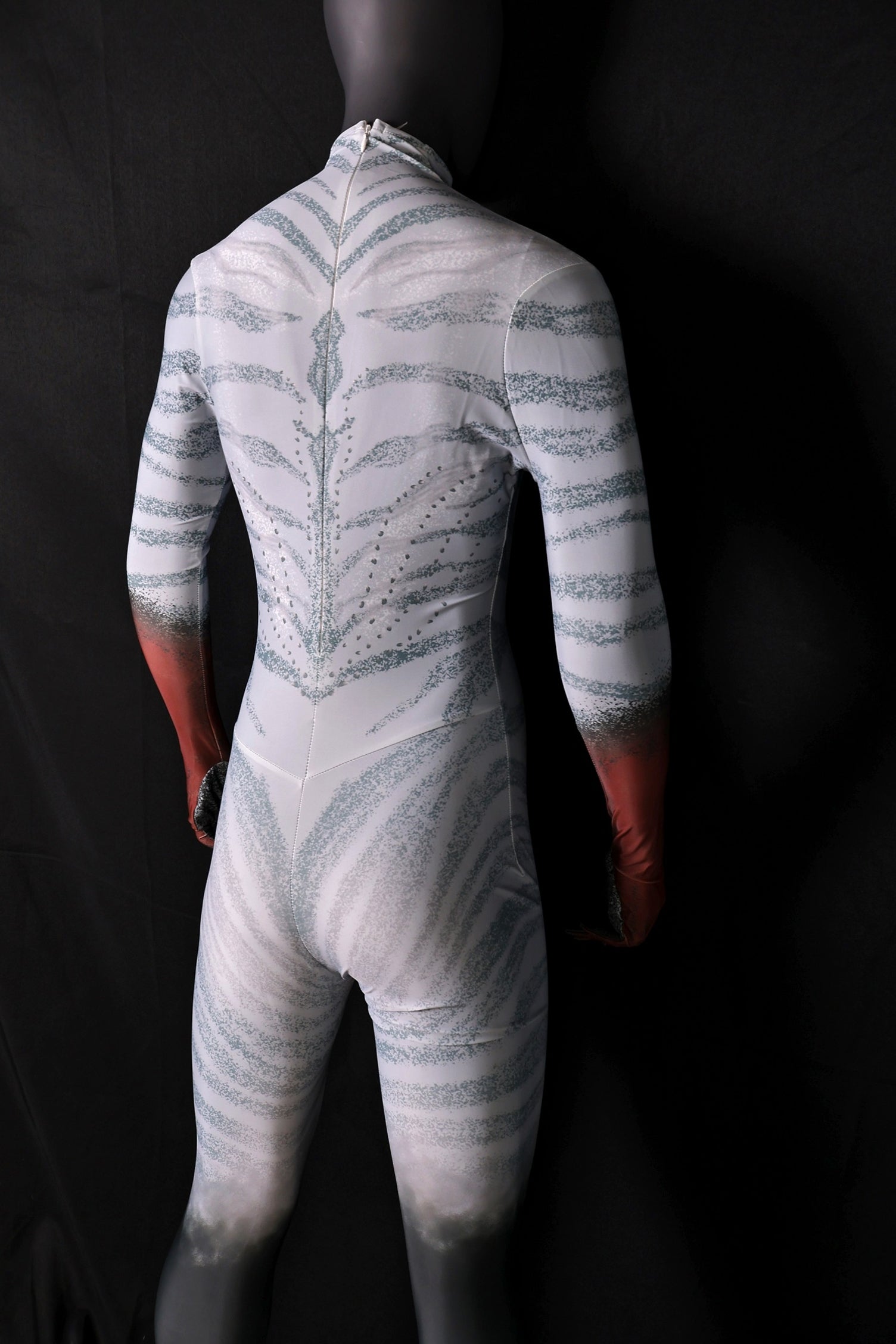 Tailoring bespoke female avatar fire bodysuits for custom character commissions