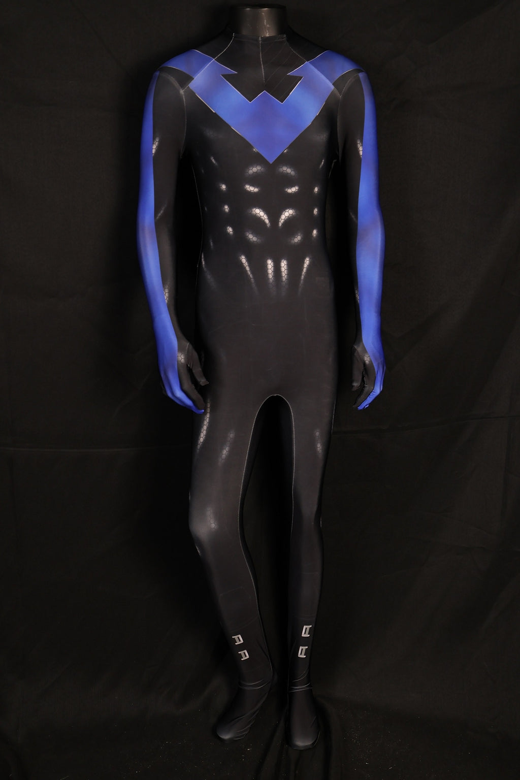 Nightwing Blue Custom-Sized Combat Suit for Men