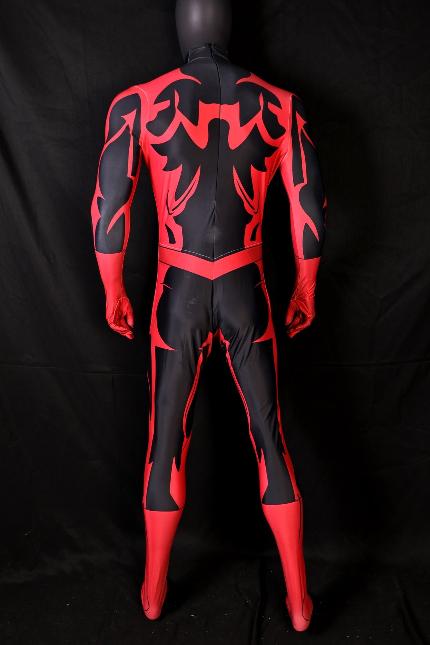 Custom Cosplay Bodysuit for DD 97 Men - Personalized Red & Black Outfit