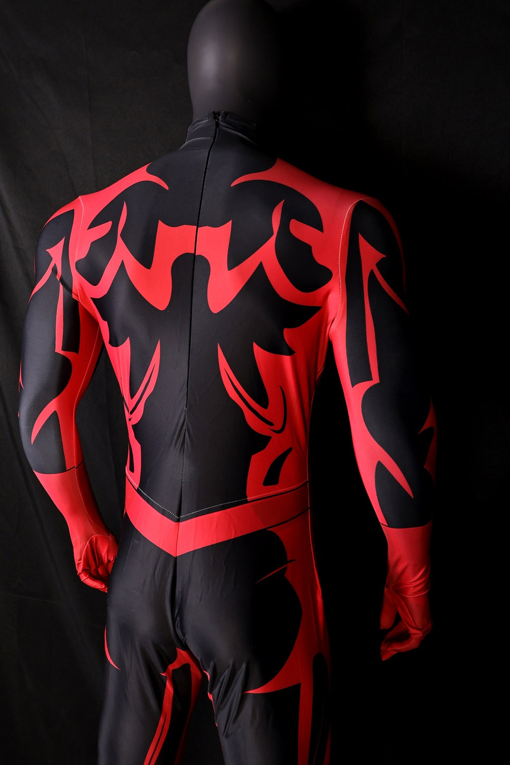 Custom Cosplay Bodysuit for DD 97 Men - Personalized Red & Black Outfit