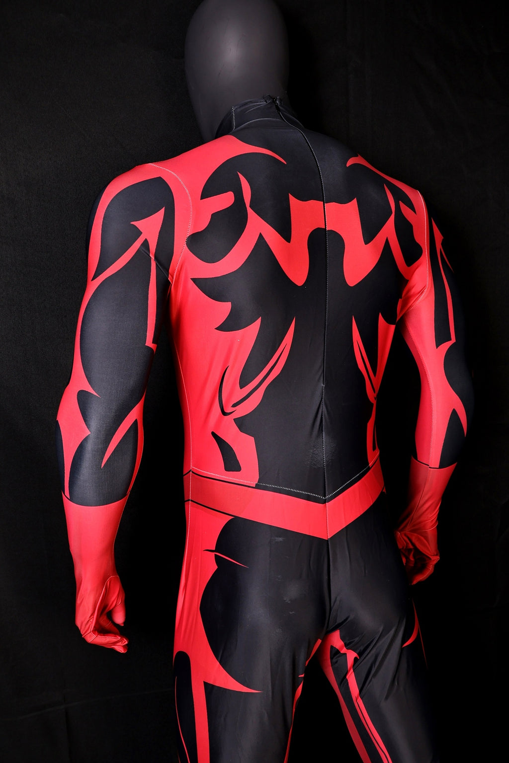 Custom Cosplay Bodysuit for DD 97 Men - Personalized Red & Black Outfit